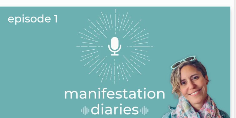 Manifestation Diaries podcast cover art — Carolina Ruiz
